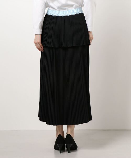 ライチ（ライチ）の「aurea/プリーツティアードスカート（スカート・レディース・キャメル/ブラック・FREE）」の6枚目の写真