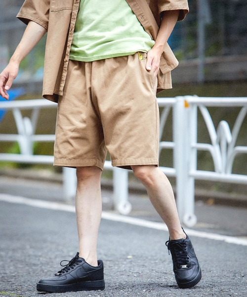 Mark Gonzales(マーク・ゴンザレス)の「Mark Gonzales/マークゴンザレス MONO-MART別注ロゴ刺繍 シェフショーツ(その他パンツ・メンズ・チャコールグレー/ベージュ/ネイビー/グレー/カーキ/インディゴブルー/ブルー/グリーン/アイボリー/モカ/グレー系その他・S/M/L)」の19枚目の写真