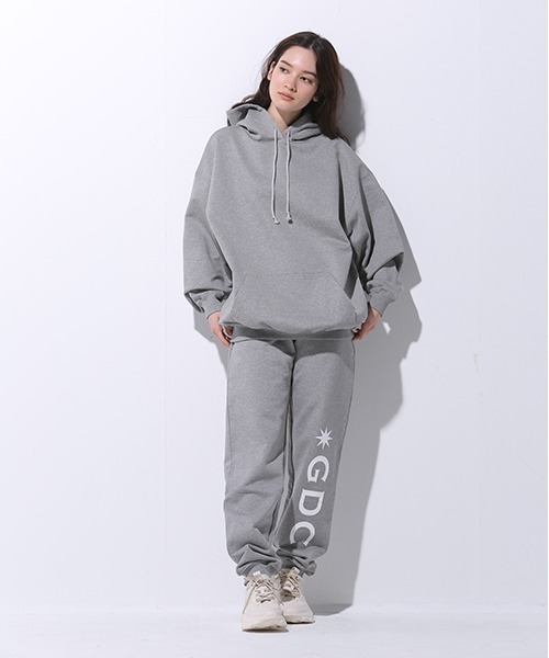 GDC(ジーディーシー)の「LOGO SWEAT PANTS(スウェットパンツ・メンズ・ホワイト/ブラック/グレー・FREE)」の12枚目の写真
