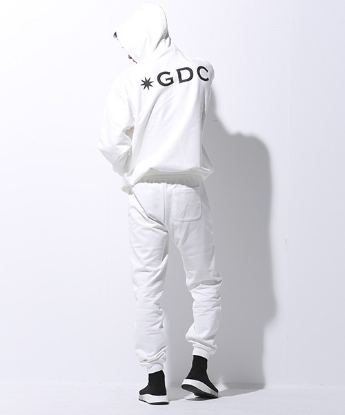 GDC(ジーディーシー)の「LOGO SWEAT PANTS(スウェットパンツ・メンズ・ホワイト/ブラック/グレー・FREE)」の10枚目の写真