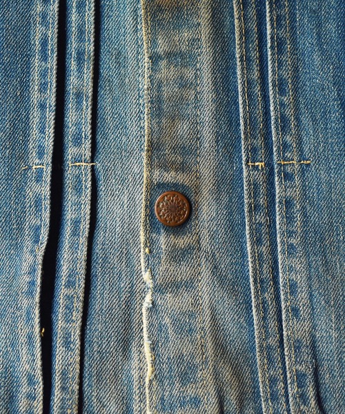 VINTAGE(ヴィンテージ)の「【ヴィンテージ古着】50's シンチバック付き デニムベスト(ベスト・メンズ・ブルー・X-LARGE)」の3枚目の写真