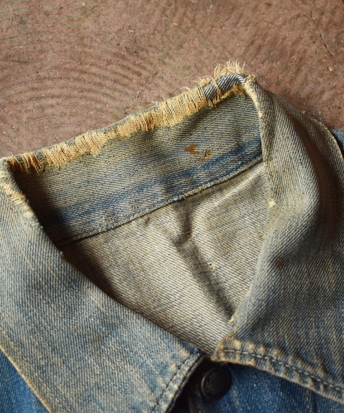 VINTAGE(ヴィンテージ)の「【ヴィンテージ古着】50's シンチバック付き デニムベスト(ベスト・メンズ・ブルー・X-LARGE)」の4枚目の写真