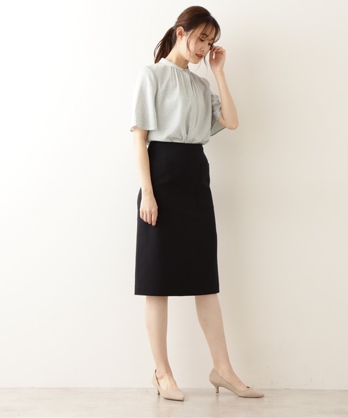 NATURAL BEAUTY BASIC（ナチュラルビューティーベーシック）の「ポケットディテールストレートスカート（スカート・レディース・ベージュ/ピンク/ネイビー・LARGE/MEDIUM/SMALL/X-SMALL）」の11枚目の写真