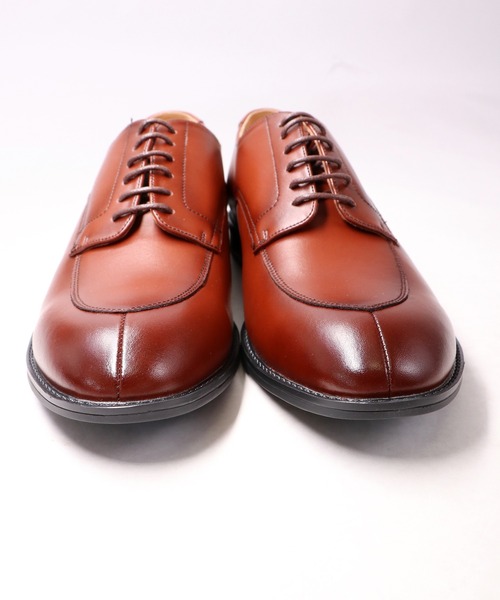 FUNALIVE(ファンアライブ)の「【H.O.WALK】U-TIP SHOES Uチップローヒールシューズ(ドレスシューズ・メンズ・ブラック/ブラウン・26.5/28/27/25.5/26/25)」の3枚目の写真