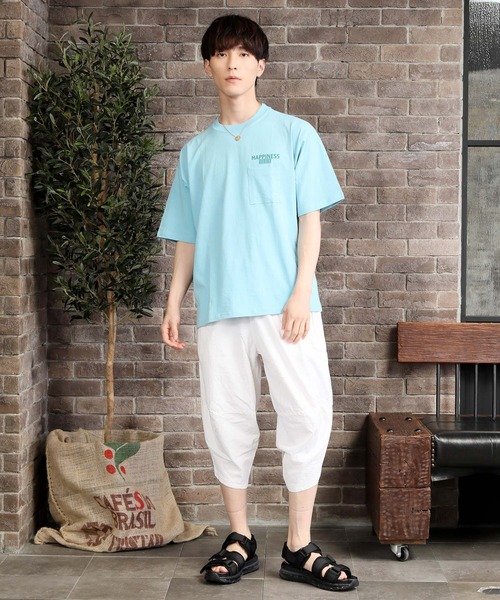 TopIsm（トップイズム）の「【2022】無地コットン 7分丈サルエルパンツ（その他パンツ・メンズ・ベージュ系その他/グリーン系その他/ホワイト系その他/ブラック系その他/カーキ/グレー・L/LL/M）」の7枚目の写真