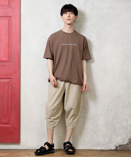 TopIsm（トップイズム）の「【2022】無地コットン 7分丈サルエルパンツ（その他パンツ・メンズ・ベージュ系その他/グリーン系その他/ホワイト系その他/ブラック系その他/カーキ/グレー・L/LL/M）」の9枚目の写真