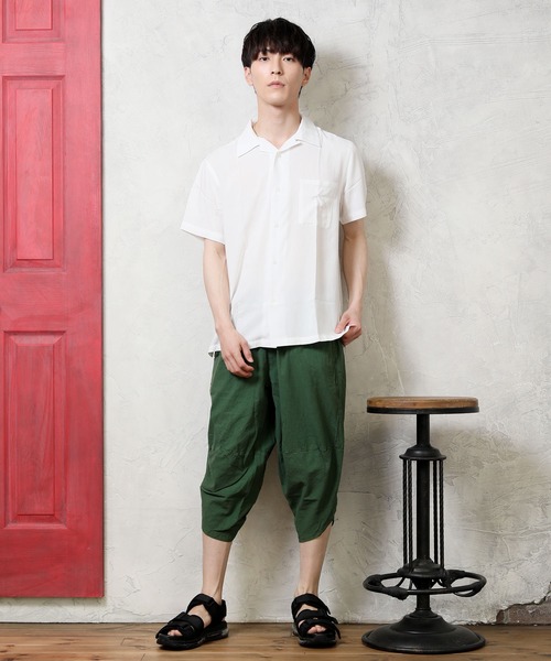 TopIsm（トップイズム）の「【2022】無地コットン 7分丈サルエルパンツ（その他パンツ・メンズ・ベージュ系その他/グリーン系その他/ホワイト系その他/ブラック系その他/カーキ/グレー・L/LL/M）」の10枚目の写真