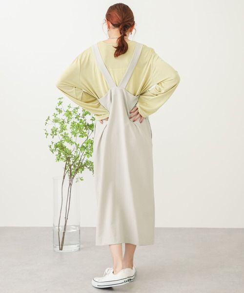 SENSE OF PLACE by URBAN RESEARCH（センスオブプレイスバイアーバンリサーチ）の「フロントボタンジャンパースカート（ジャンパースカート・レディース・ブラック/ライトベージュ/ベージュ・ONE）」の20枚目の写真