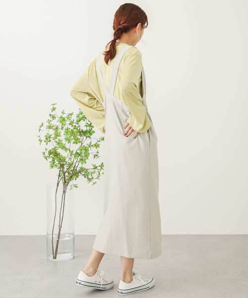 SENSE OF PLACE by URBAN RESEARCH（センスオブプレイスバイアーバンリサーチ）の「フロントボタンジャンパースカート（ジャンパースカート・レディース・ブラック/ライトベージュ/ベージュ・ONE）」の21枚目の写真