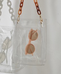 クリアカラーファッショングラス