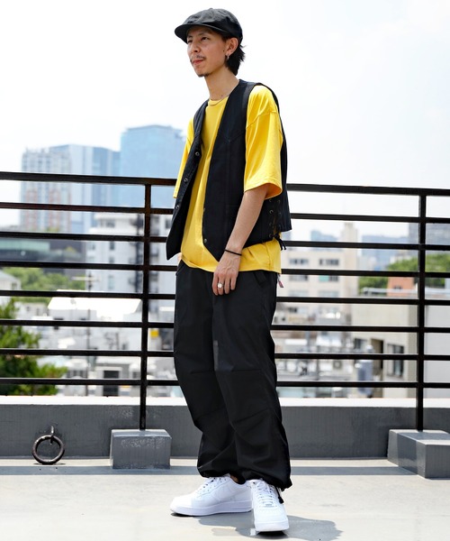 ８(eight)（エイト）の「オーバースノーパンツ（カーゴパンツ・メンズ・ホワイト/ブラック/カーキ/グレイッシュベージュ/グリーン/オレンジ/カーキ系2/ベージュ/ネイビー・MEDIUM/LARGE/SMALL/X-LARGE）」の16枚目の写真