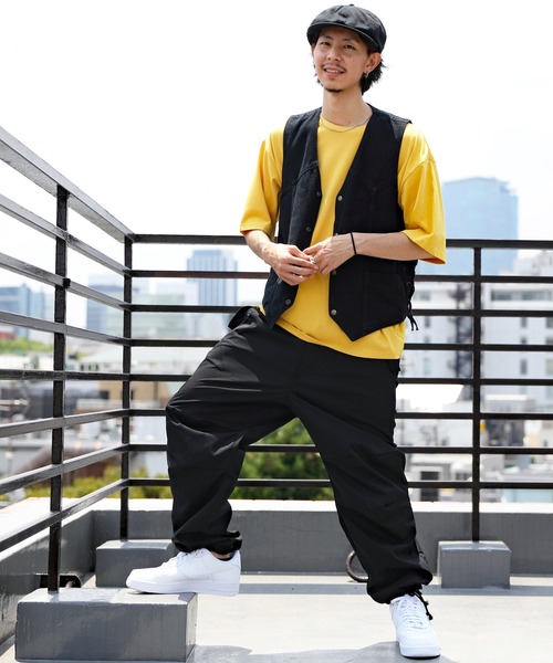 ８(eight)（エイト）の「オーバースノーパンツ（カーゴパンツ・メンズ・ホワイト/ブラック/カーキ/グレイッシュベージュ/グリーン/オレンジ/カーキ系2/ベージュ/ネイビー・MEDIUM/LARGE/SMALL/X-LARGE）」の14枚目の写真