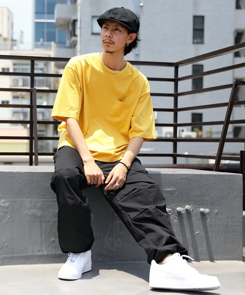 ８(eight)（エイト）の「オーバースノーパンツ（カーゴパンツ・メンズ・ホワイト/ブラック/カーキ/グレイッシュベージュ/グリーン/オレンジ/カーキ系2/ベージュ/ネイビー・MEDIUM/LARGE/SMALL/X-LARGE）」の13枚目の写真