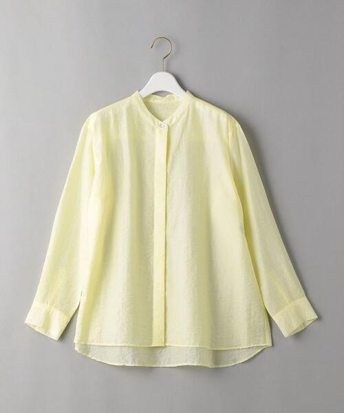 【新品・未使用】ビューティアンドユースユナイテッドアローズ★バンドカラーブラウス BEAUTY&YOUTH UNITED ARROWS（ビューティーアンドユース