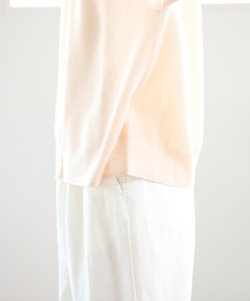 Pao de lo(パオデロ)の「美濃和紙ニット羽織り(ニット/セーター・レディース・チャコールグレー/グレー/オレンジ・9号/7号)」の16枚目の写真