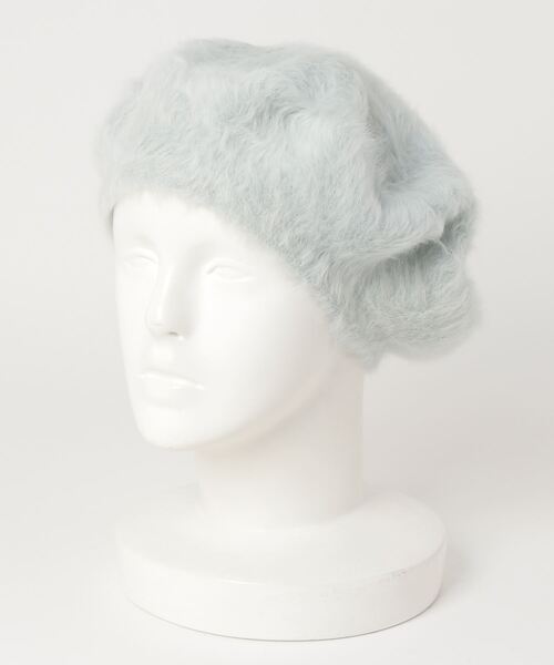 Per sist ence(パーシエンス)の「Per sist ence/パーシエンス アンゴラベレー(ハンチング/ベレー帽・レディース・ホワイト/ブラック/ベージュ/ネイビー/グレー/カーキ/キャメル/ライトブルー/ミント/ワインレッド/ピンク・FREE)」の6枚目の写真