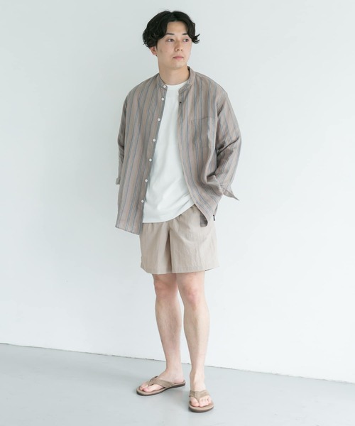 URBAN RESEARCH DOORS（アーバンリサーチドアーズ）の「『WEB限定』Monch　ナイロンイージーショーツ（その他パンツ・メンズ・ブラック/グリーン/オレンジ系その他/ブルー/ベージュ系その他・MEDIUM/X-LARGE/LARGE）」の17枚目の写真