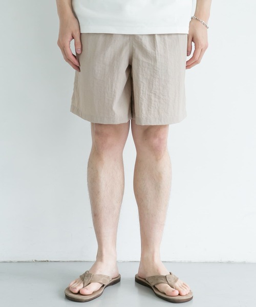 URBAN RESEARCH DOORS（アーバンリサーチドアーズ）の「『WEB限定』Monch　ナイロンイージーショーツ（その他パンツ・メンズ・ブラック/グリーン/オレンジ系その他/ブルー/ベージュ系その他・MEDIUM/X-LARGE/LARGE）」の14枚目の写真