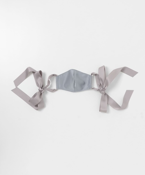 SMELLY(スメリー)の「リボンサテンマスク(その他小物・レディース・ベージュ/グレー・-)」の11枚目の写真