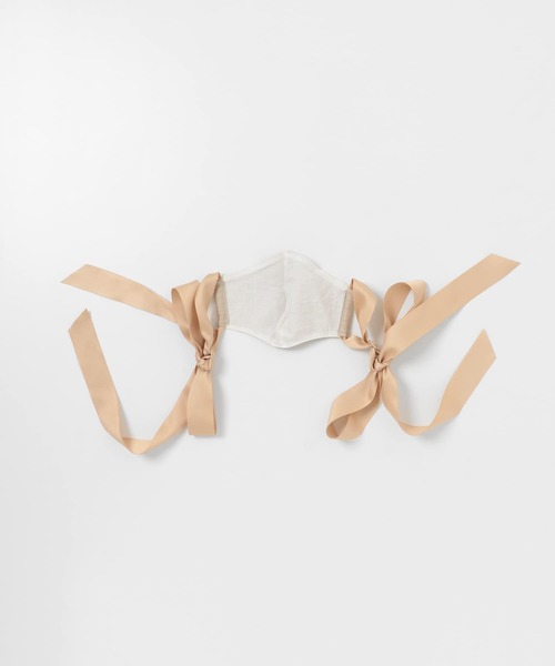 SMELLY(スメリー)の「リボンサテンマスク(その他小物・レディース・ベージュ/グレー・-)」の15枚目の写真