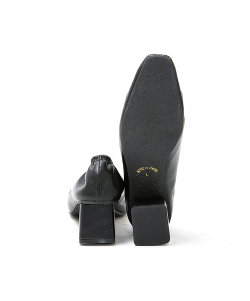 AS KNOW AS PINKY（アズノゥアズピンキー）の「ギャザギャザヒールパンプス（パンプス・レディース・ブラック/ピンク・M/L）」の7枚目の写真