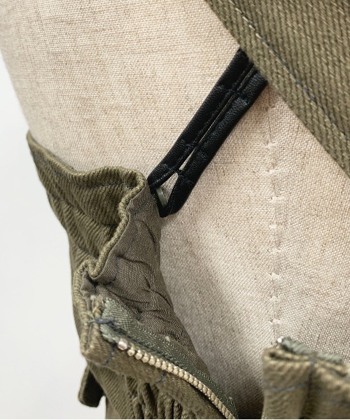 AULA AILA（アウラアイラ）の「レースコンビネーションジャンパースカート（LACE COMBINATION JUMPERSKIRT）（ジャンパースカート・レディース・ネイビー/カーキ・M）」の18枚目の写真