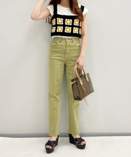 Heather(ヘザー)の「カラークロシェビスチェ_955037(その他トップス・レディース・ベージュ系/ブラック系・FREE)」の5枚目の写真