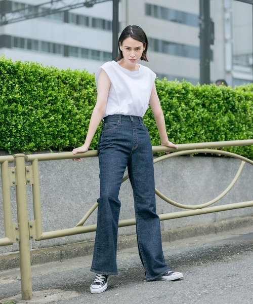 CAL．Berries（カルベリーズ）の「CAL.Berries/カルベリーズ ノースリーブ（タンクトップ・レディース・ホワイト/ブラック/コーラル・S）」の15枚目の写真