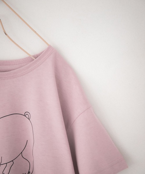 LOWRYS FARM(ローリーズファーム)の「monmimiブタサンT 954820(Tシャツ/カットソー・キッズ・オフホワイト/グリーン/ピンク・110cm/120cm/130cm/140cm/150cm/XXX-LARGE)」の18枚目の写真