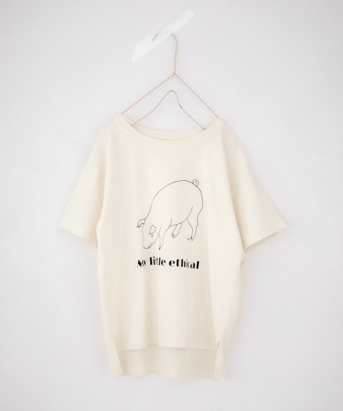 LOWRYS FARM(ローリーズファーム)の「monmimiブタサンT 954820(Tシャツ/カットソー・キッズ・オフホワイト/グリーン/ピンク・110cm/120cm/130cm/140cm/150cm/XXX-LARGE)」の11枚目の写真