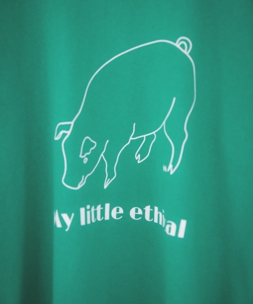 LOWRYS FARM(ローリーズファーム)の「monmimiブタサンT 954820(Tシャツ/カットソー・キッズ・オフホワイト/グリーン/ピンク・110cm/120cm/130cm/140cm/150cm/XXX-LARGE)」の17枚目の写真