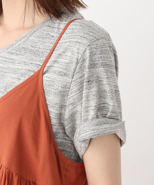 BASECONTROL（ベースコントロール）の「◆【WEB限定】ティアード　マキシ丈　キャミワンピース（ワンピース・レディース・ダークブラウン/ブラック/ダークオレンジ・99）」の10枚目の写真