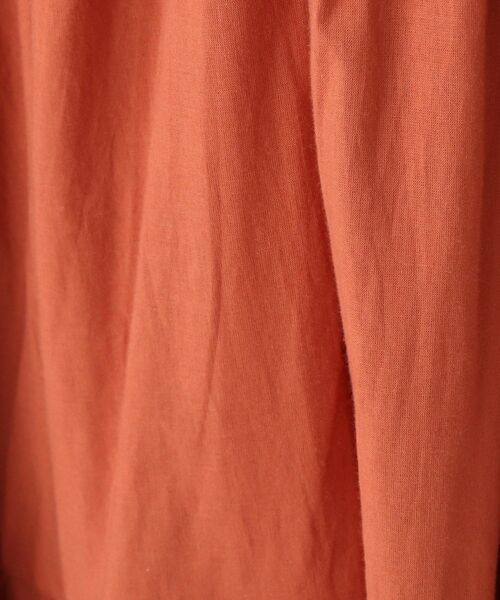 BASECONTROL（ベースコントロール）の「◆【WEB限定】ティアード　マキシ丈　キャミワンピース（ワンピース・レディース・ダークブラウン/ブラック/ダークオレンジ・99）」の8枚目の写真