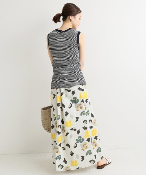 IENA（イエナ）の「ハイツイストリブボーダープルオーバー◆（ニット/セーター・レディース・ブラウン/ネイビー/レッド・FREE）」の13枚目の写真