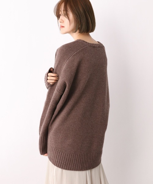 A part by(アパートバイ)の「5GウールルーズクルーネックPO 944346(ニット/セーター・レディース・オフホワイト/ブラック系その他2/グレー系その他2/グリーン系その他5/イエロー系その他3/ブラック/ライトグリーン/ベージュ系その他・FREE)」の18枚目の写真