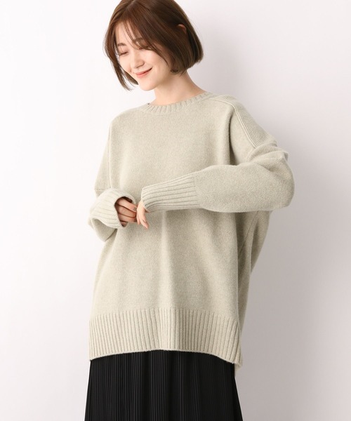 A part by(アパートバイ)の「5GウールルーズクルーネックPO 944346(ニット/セーター・レディース・オフホワイト/ブラック系その他2/グレー系その他2/グリーン系その他5/イエロー系その他3/ブラック/ライトグリーン/ベージュ系その他・FREE)」の16枚目の写真