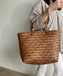 ISOOK | Bamboo like basket bag / バンブーライクバスケットバッグ(かごバッグ)