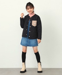 Lee（リー）の「Lee/リー　【リバーシブル】中綿キルティングアウター（ブルゾン・キッズ）」