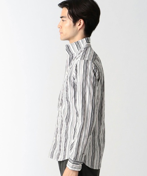 HIDEAWAYS NICOLE（ハイダウェイニコル）の「タックジャカードシャツ（シャツ/ブラウス・メンズ・マルチ/ブラック系/ネイビー×ホワイト/ホワイト×ネイビー・LARGE/X-LARGE/MEDIUM）」の16枚目の写真