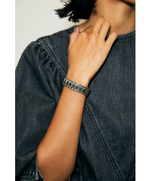 MOUSSY（マウジー）の「NAVAJO バングル（バングル/リストバンド・レディース・ブラック/ターコイズブルー・FREE）」の5枚目の写真