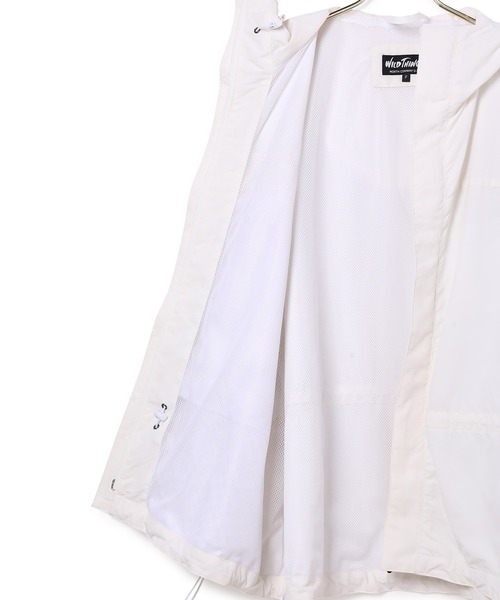 WILD THINGS(ワイルドシングス)の「【WILD THINGS for MADEMOISELLE】別注シャモニージャケット(マウンテンパーカー・レディース・ホワイト/キャメル/カーキ・FREE)」の21枚目の写真