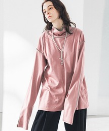 LiNoH | 【LiNoH】EMBROIDERY TURTLE NECK L/S TEE(Tシャツ/カットソー)