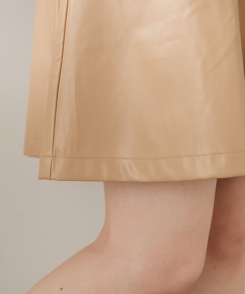 Chico（チコ）の「レザーバルーン袖ミニワンピース（ワンピース・レディース・ブラウン/ベージュ/ブラック・FREE）」の14枚目の写真