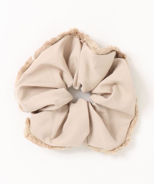 VIS（ビス）の「フリンジビッグシュシュ（シュシュ・レディース・ベージュ/カーキ/パープル系その他・FREE）」の9枚目の写真