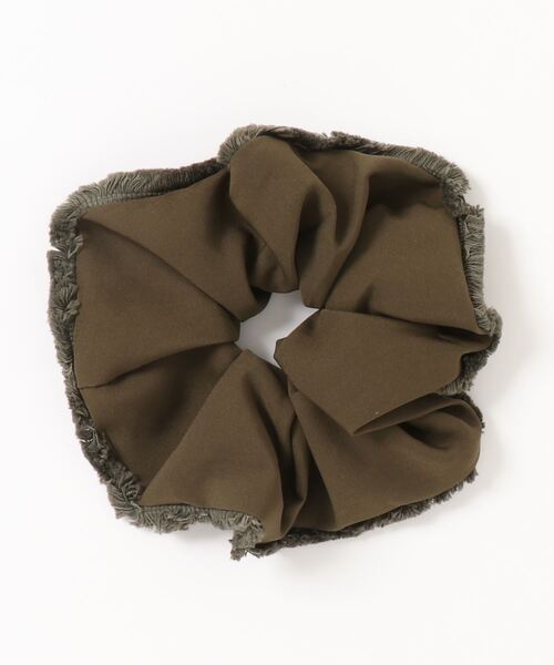 VIS（ビス）の「フリンジビッグシュシュ（シュシュ・レディース・ベージュ/カーキ/パープル系その他・FREE）」の10枚目の写真