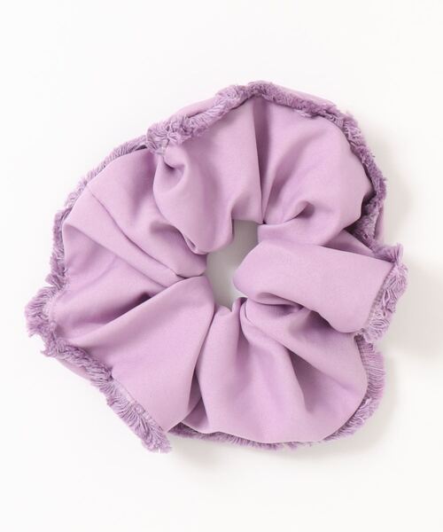 VIS（ビス）の「フリンジビッグシュシュ（シュシュ・レディース・ベージュ/カーキ/パープル系その他・FREE）」の13枚目の写真