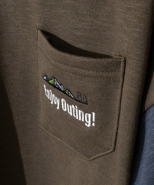 LOGOS(ロゴス)の「【30】〔LOGOS/ロゴス〕スラブ裏起毛 フロント刺繍 クルーネックスウェット(スウェット・キッズ・ブラウン/ダークグレー/ライトグリーン/グリーン系その他/グレー系その他/ブラウン系その他/グリーン/ネイビー系/ネイビー・160/140/150/130)」の17枚目の写真