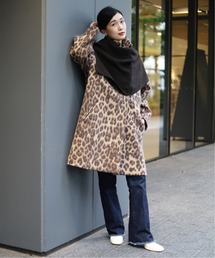 journal standard L'essage | MANTECOレオパードコート◆(その他アウター)