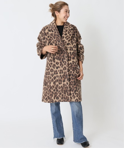 超美品！ジャーナルスタンダードレサージュ MANTECOレオパード コート journal standard L'essage（ジャーナルスタンダードレサージュ