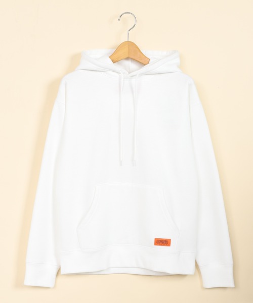 UNIVERSAL OVERALL(ユニバーサルオーバーオール)の「【UNIVERSAL OVERALL】T/C SWEAT HOODIE / 裏起毛プルオーバーパーカー(パーカー・メンズ・ベージュ系その他/ホワイト/オレンジ系/オフホワイト/ブラック/グリーン系・SMALL/MEDIUM/LARGE)」の7枚目の写真
